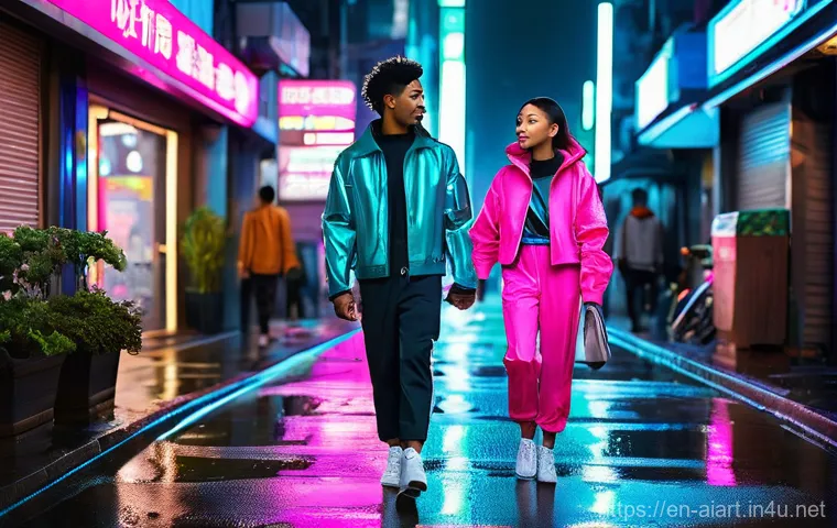 AI 예술과 신경망 아트 - **Prompt 1: Enchanted Forest Discovery**
    "A young girl, approximately 7 years old, with bright, ...