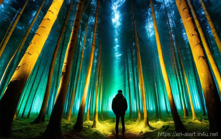 AI 예술과 몰입형 예술 - **Fantastical Bioluminescent Cityscape: Human-AI Collaboration**
    "A breathtaking, hyperrealistic...